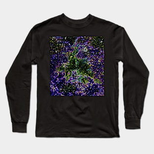 Black Panther Art - Glowing Edges 240 Long Sleeve T-Shirt